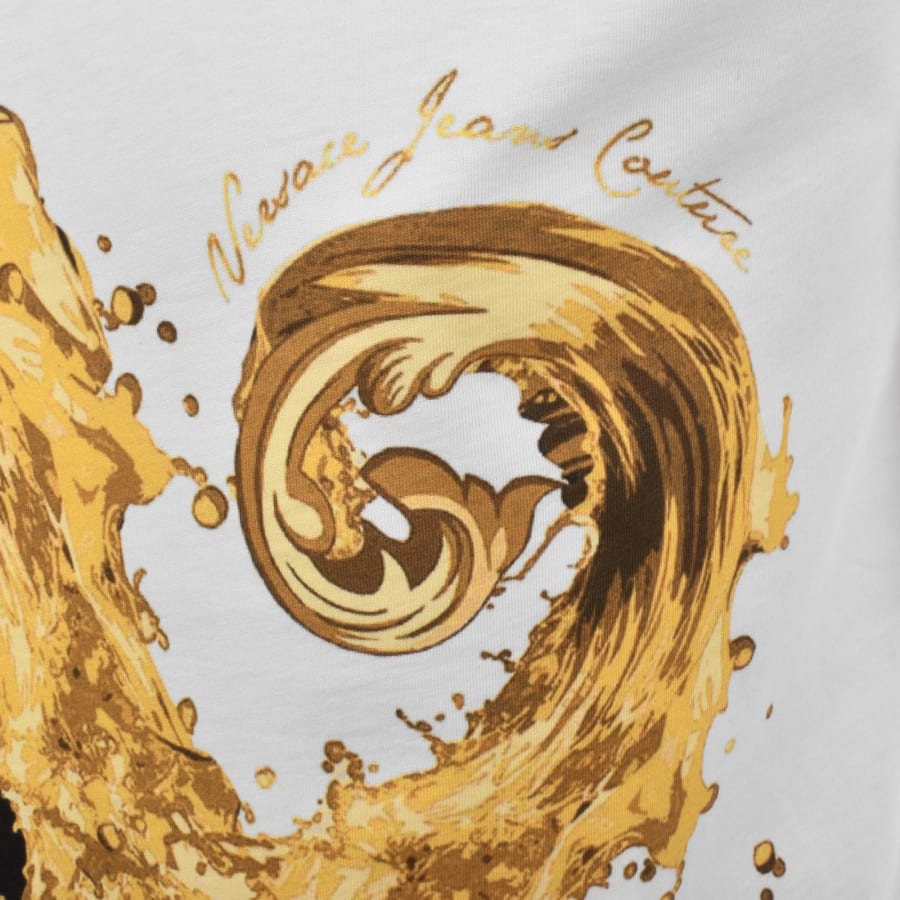 Image number 3 for Versace Jeans Couture Barocco T Shirt White