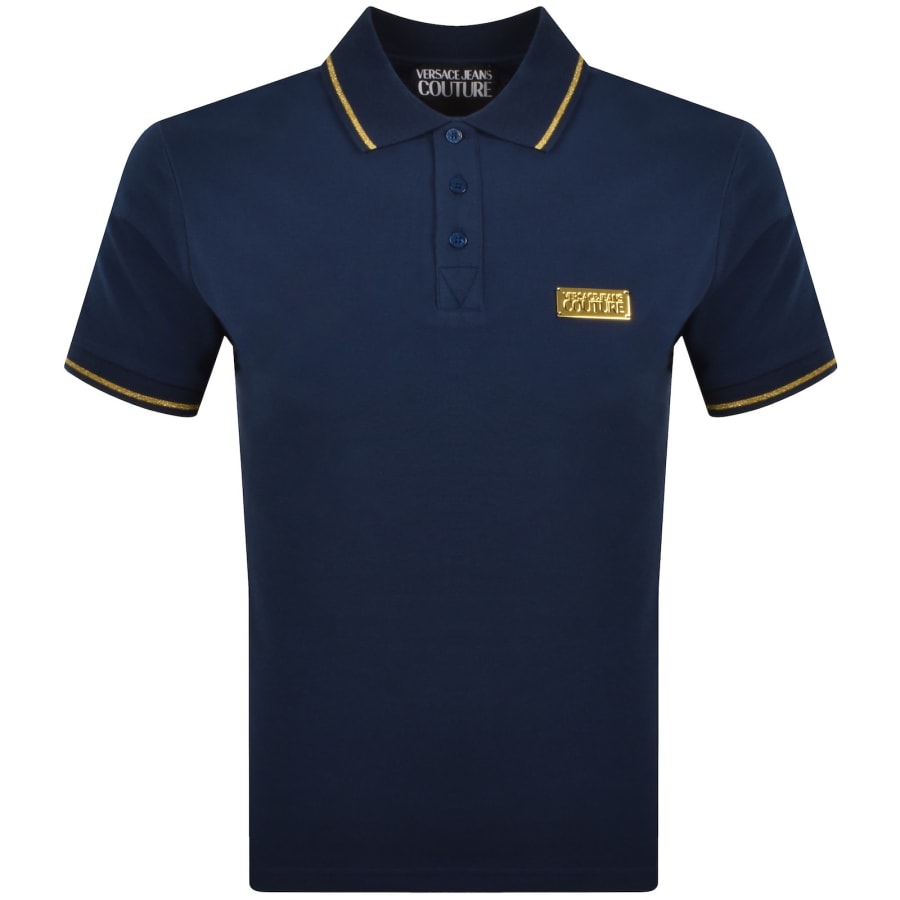 Image number 1 for Versace Jeans Couture Polo T Shirt Blue