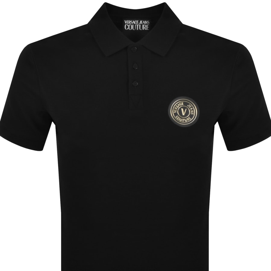 Image number 2 for Versace Jeans Couture Polo T Shirt Black