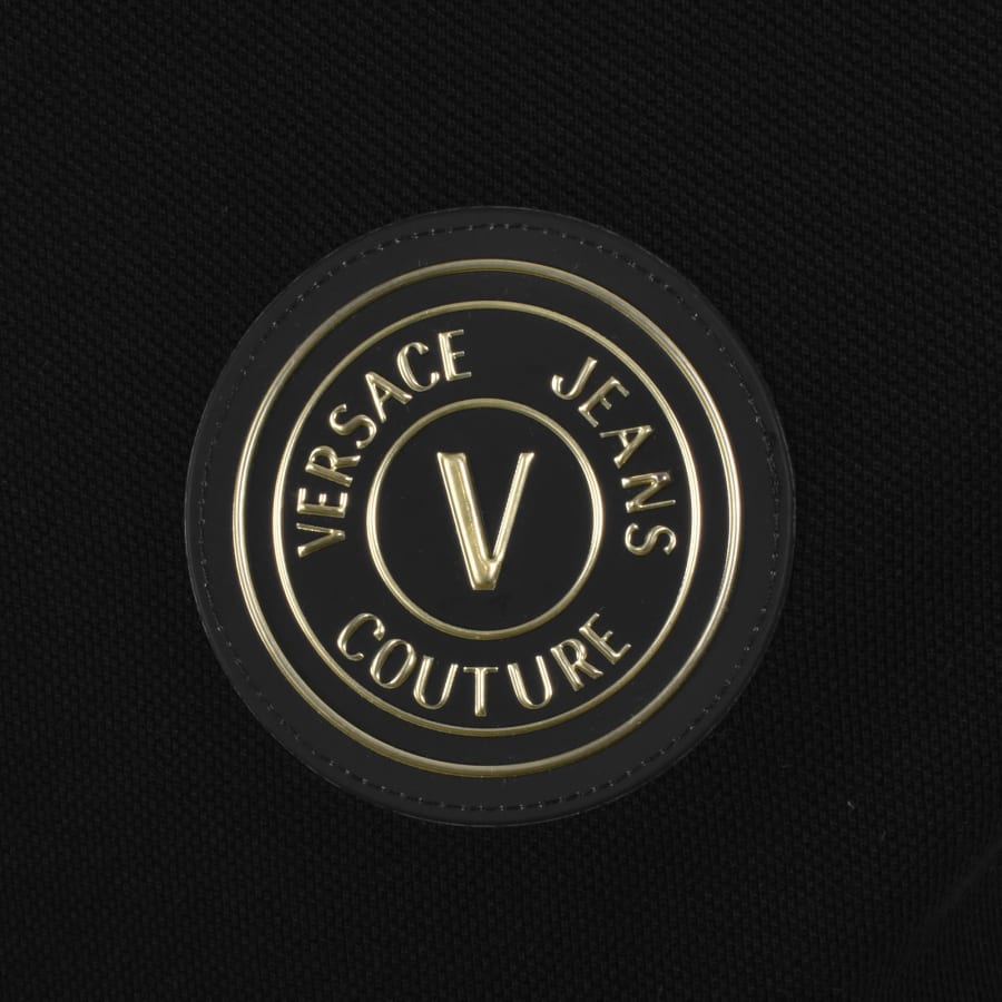 Image number 3 for Versace Jeans Couture Polo T Shirt Black