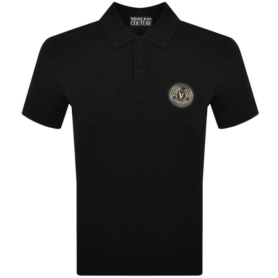 Image number 1 for Versace Jeans Couture Polo T Shirt Black