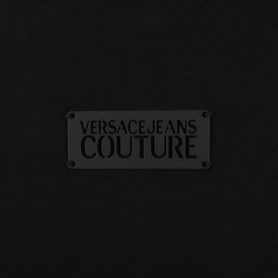 Image number 4 for Versace Jeans Couture Contrast Print T Shirt Black