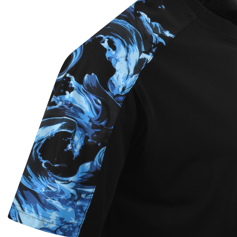 Image number 5 for Versace Jeans Couture Contrast Print T Shirt Black