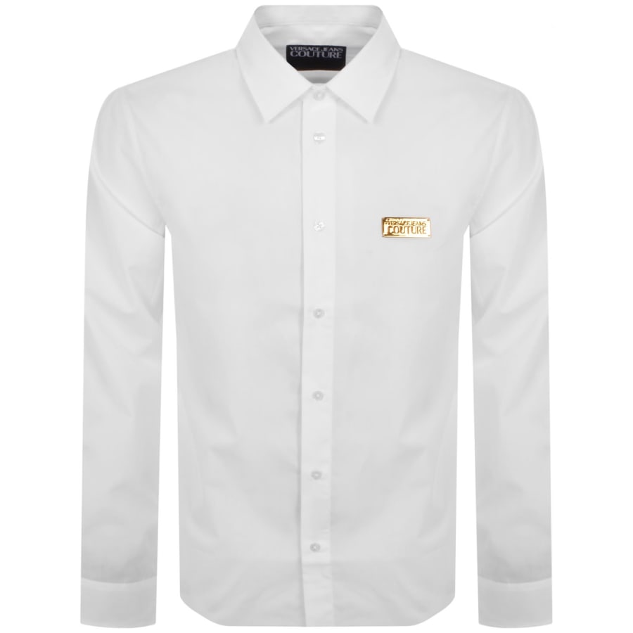 Image number 1 for Versace Jeans Couture Long Sleeve Shirt White
