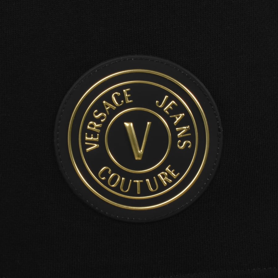 Image number 3 for Versace Jeans Couture V Emblem Shorts Black