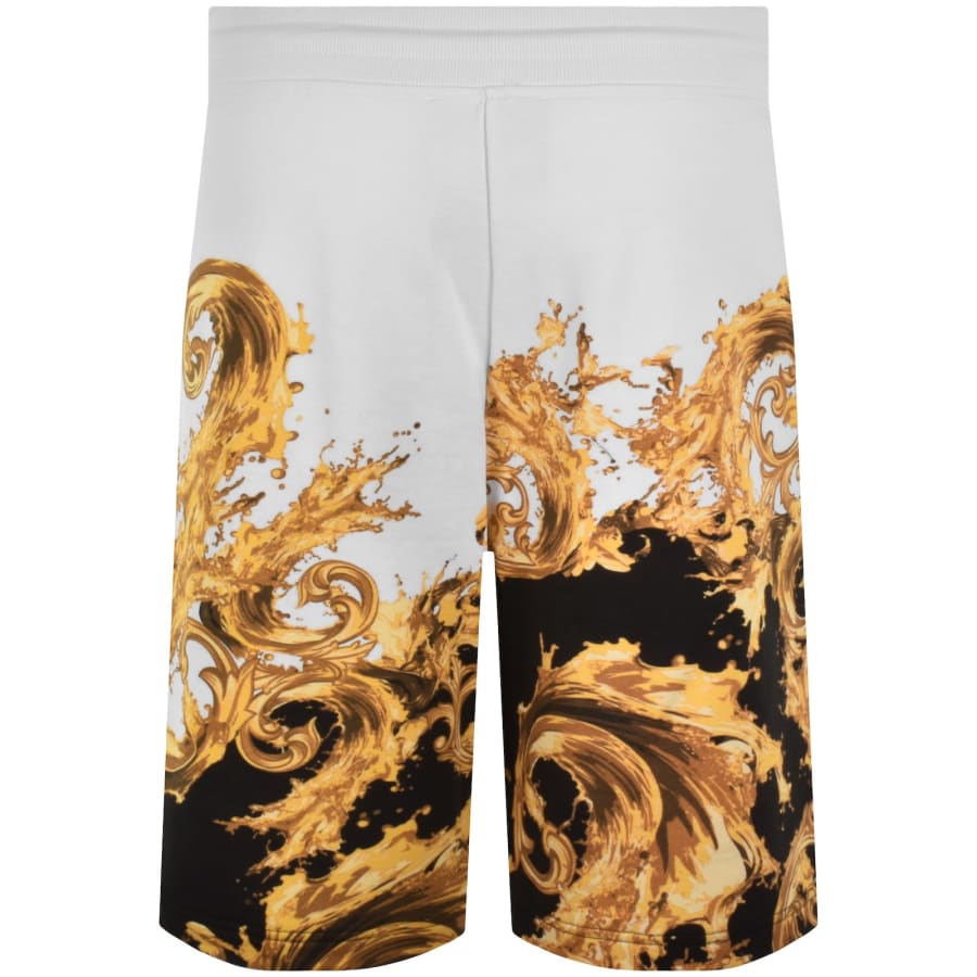 Image number 2 for Versace Jeans Couture Wave Baroque Shorts White