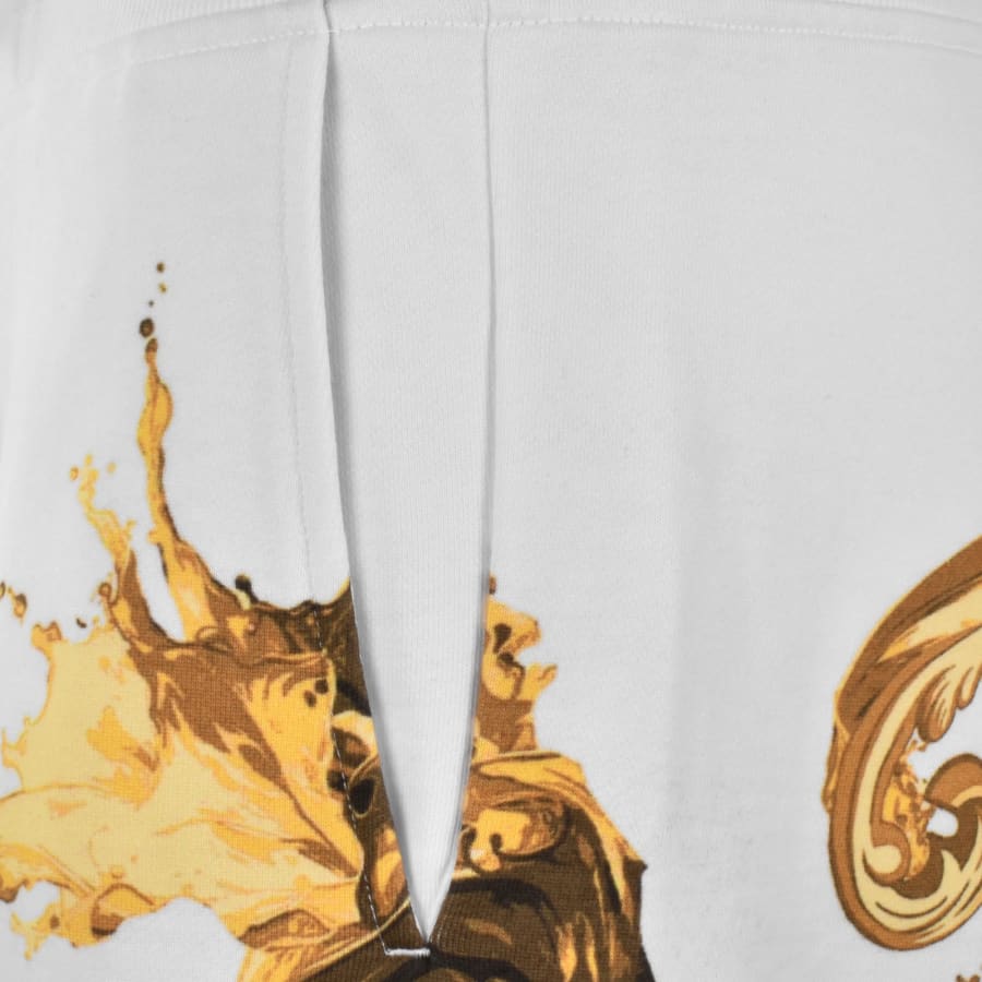 Image number 3 for Versace Jeans Couture Wave Baroque Shorts White