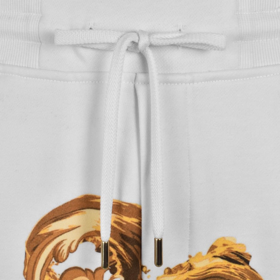 Image number 4 for Versace Jeans Couture Wave Baroque Shorts White