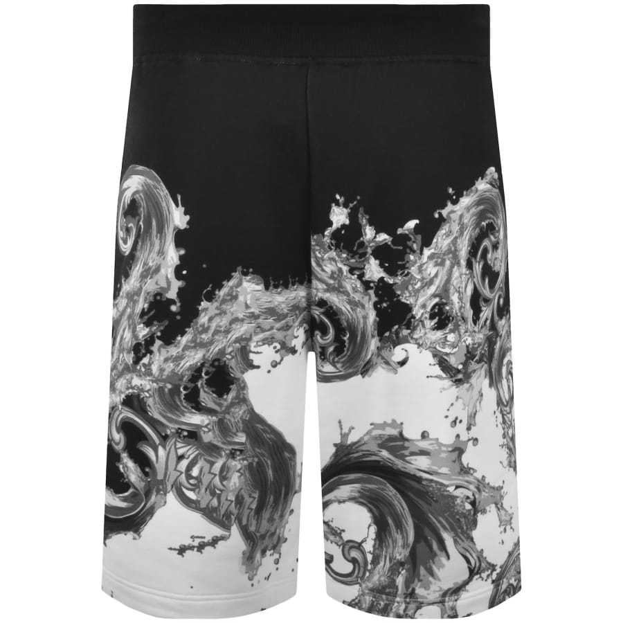 Image number 2 for Versace Jeans Couture Wave Baroque Shorts Black