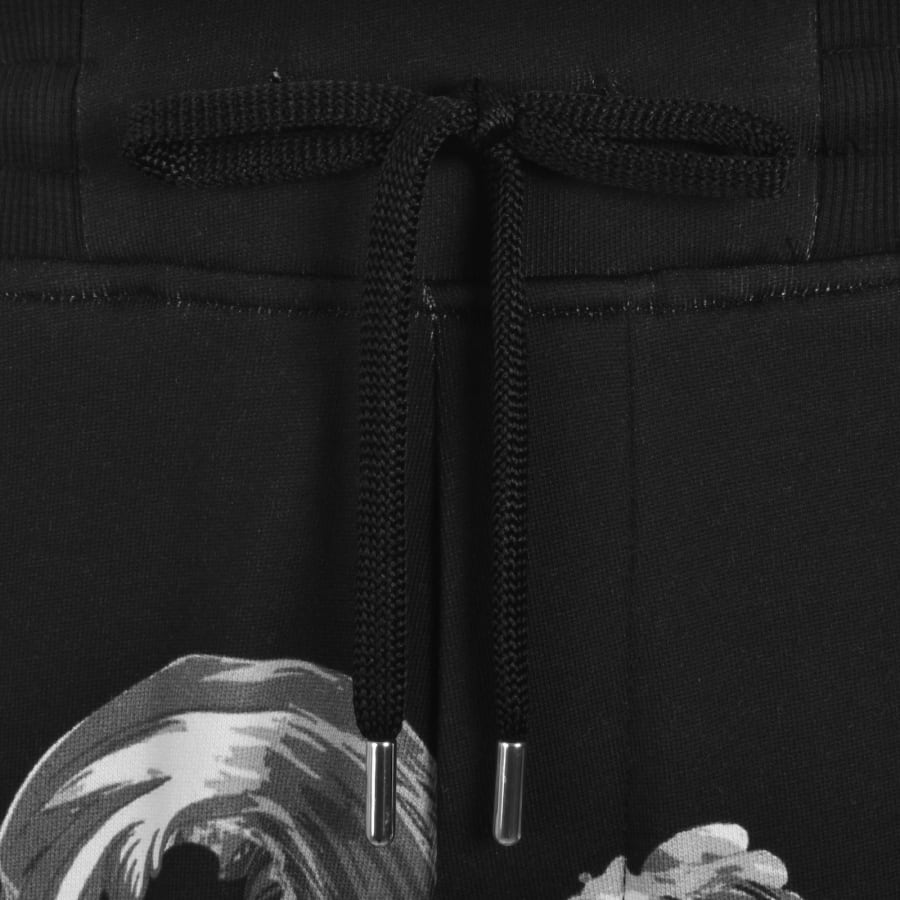 Image number 4 for Versace Jeans Couture Wave Baroque Shorts Black