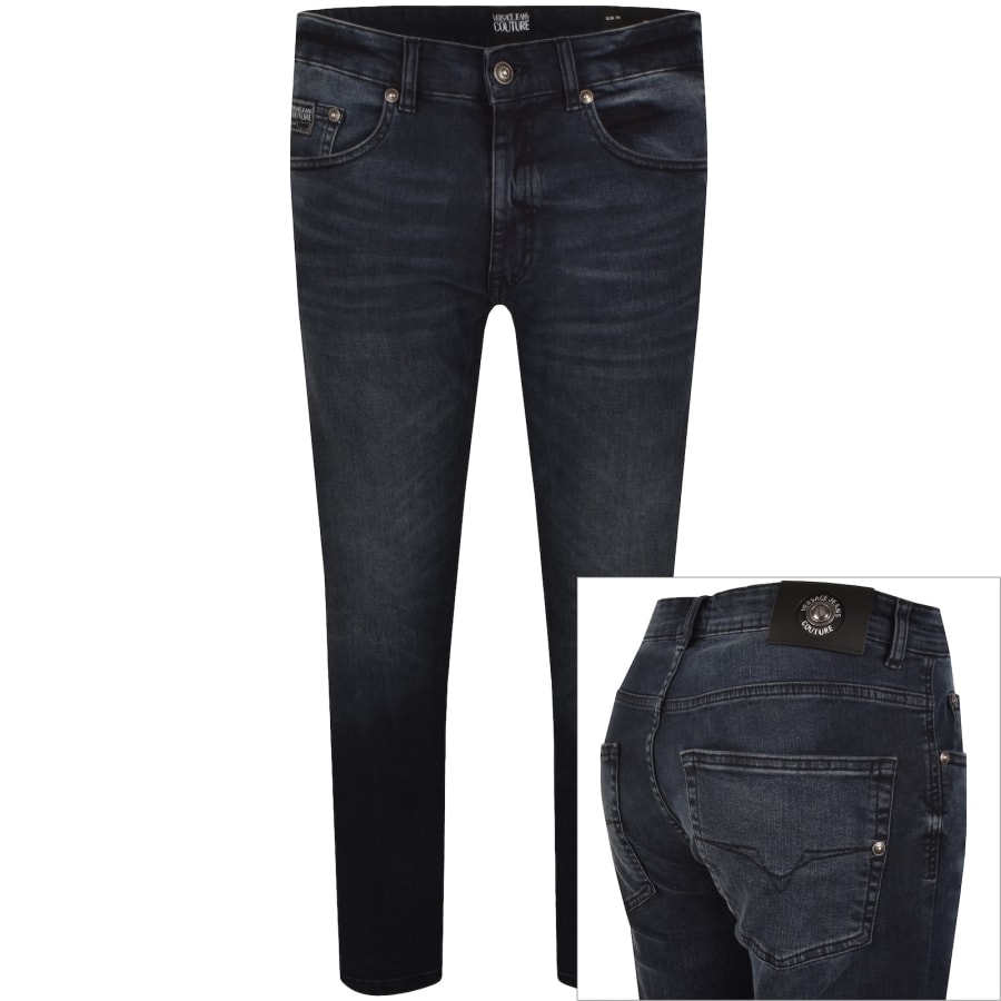 Image number 1 for Versace Jeans Couture Slim Milano Jeans Blue