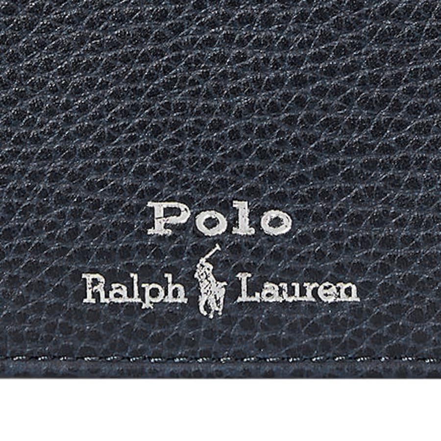 Image number 4 for Ralph Lauren Billfold Leather Wallet Navy