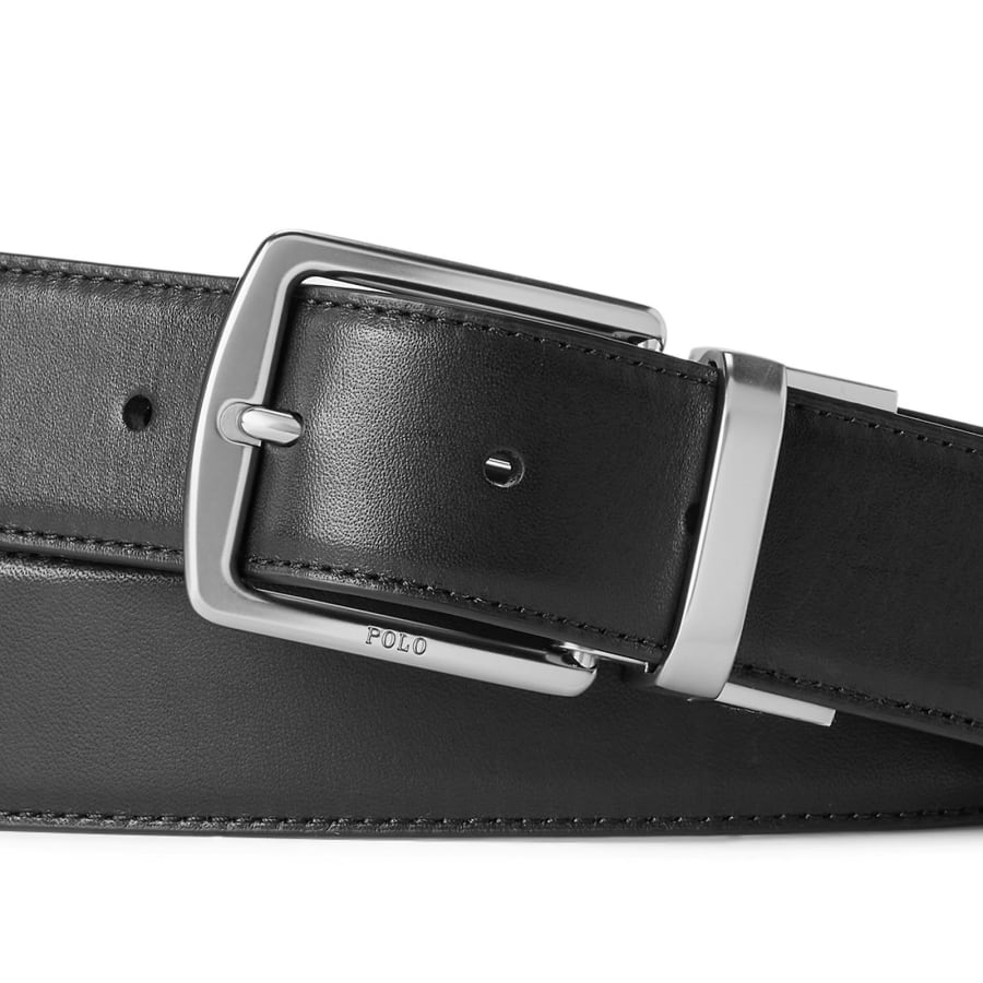 Image number 5 for Ralph Lauren Belt And Card Holder Gift Set Black