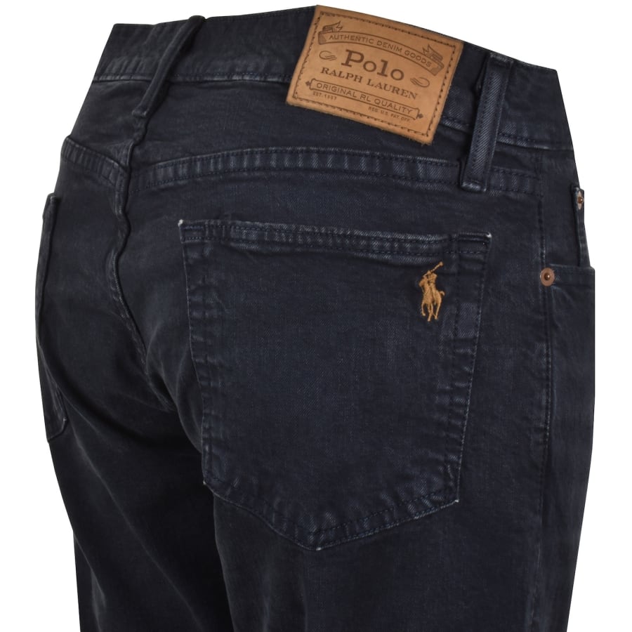 Image number 4 for Ralph Lauren Sullivan Slim Fit Jeans Dark Blue