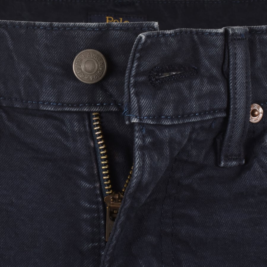Image number 5 for Ralph Lauren Sullivan Slim Fit Jeans Dark Blue