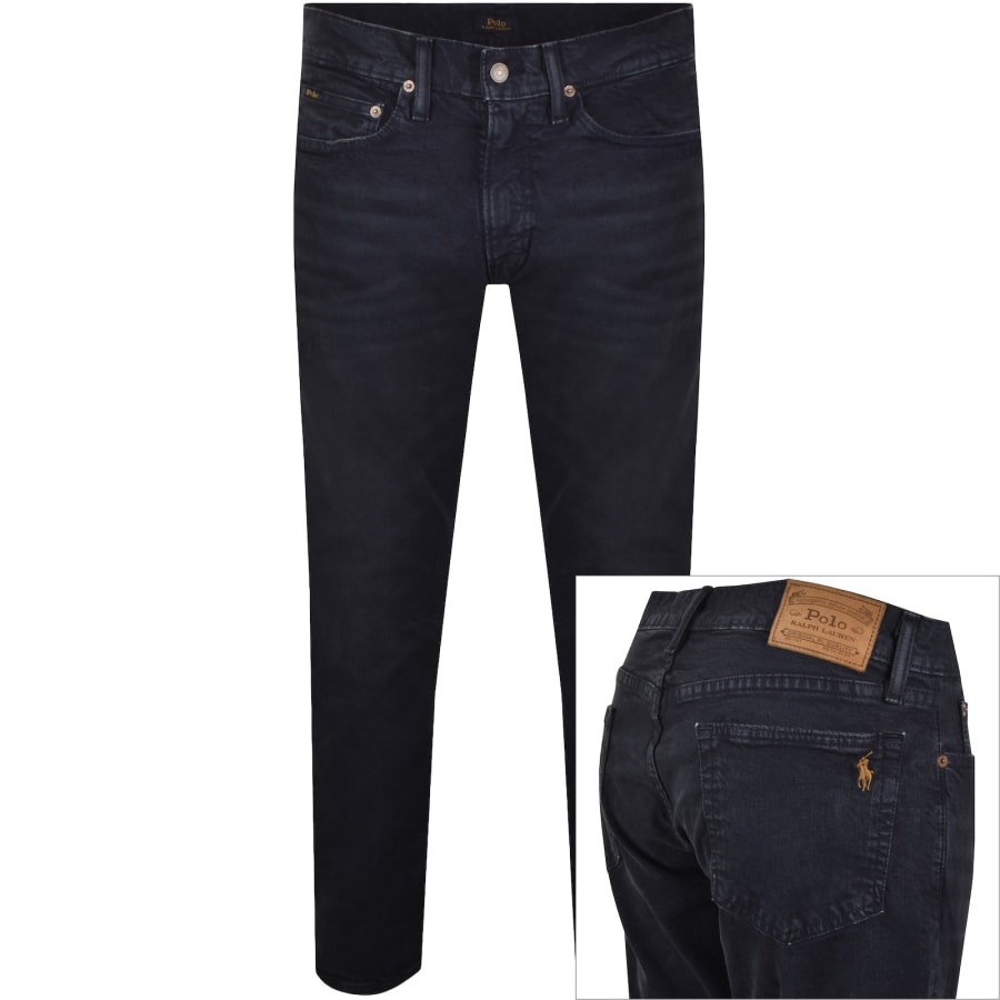 Image number 1 for Ralph Lauren Sullivan Slim Fit Jeans Dark Blue