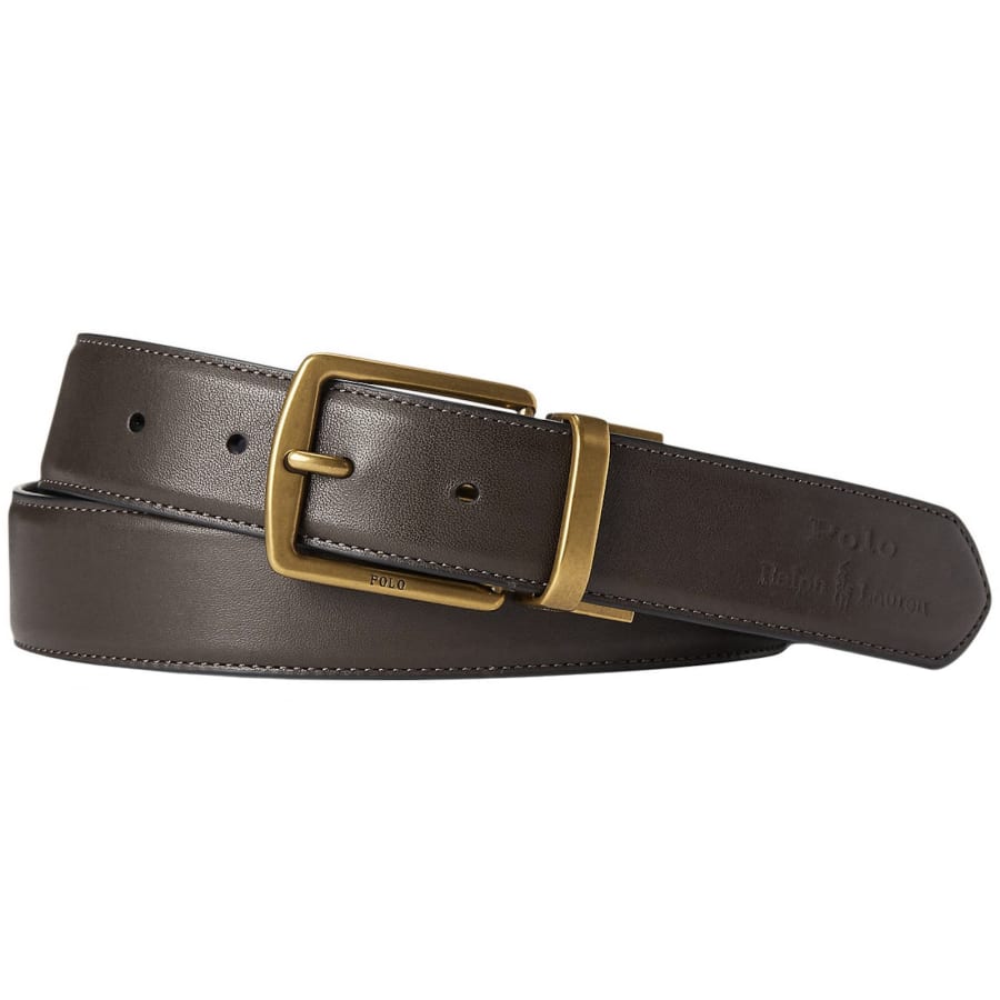 Image number 4 for Ralph Lauren Belt And Card Holder Gift Set Brown