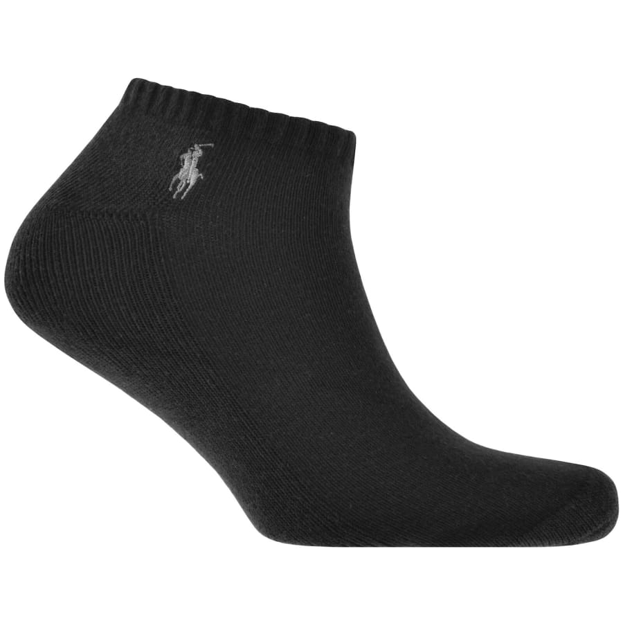 Image number 2 for Ralph Lauren 6 Pack Socks Black