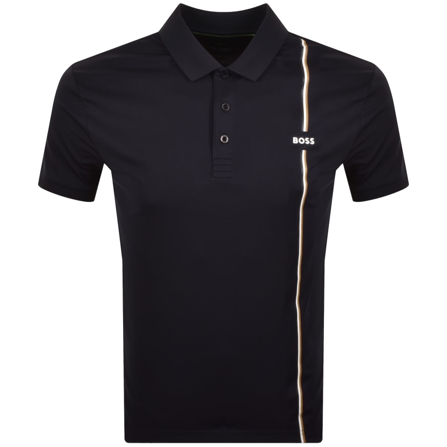 Image number 1 for BOSS Toc Game 3 Short Sleeve Polo Navy