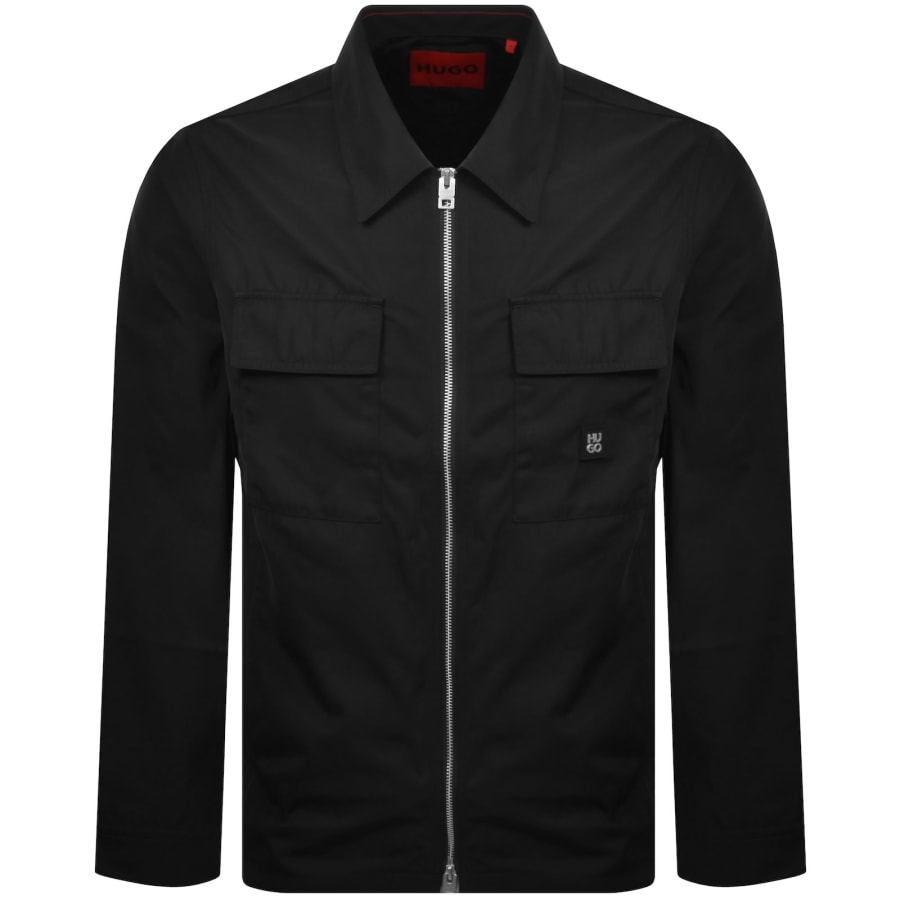 Image number 1 for HUGO Elack Overshirt Black