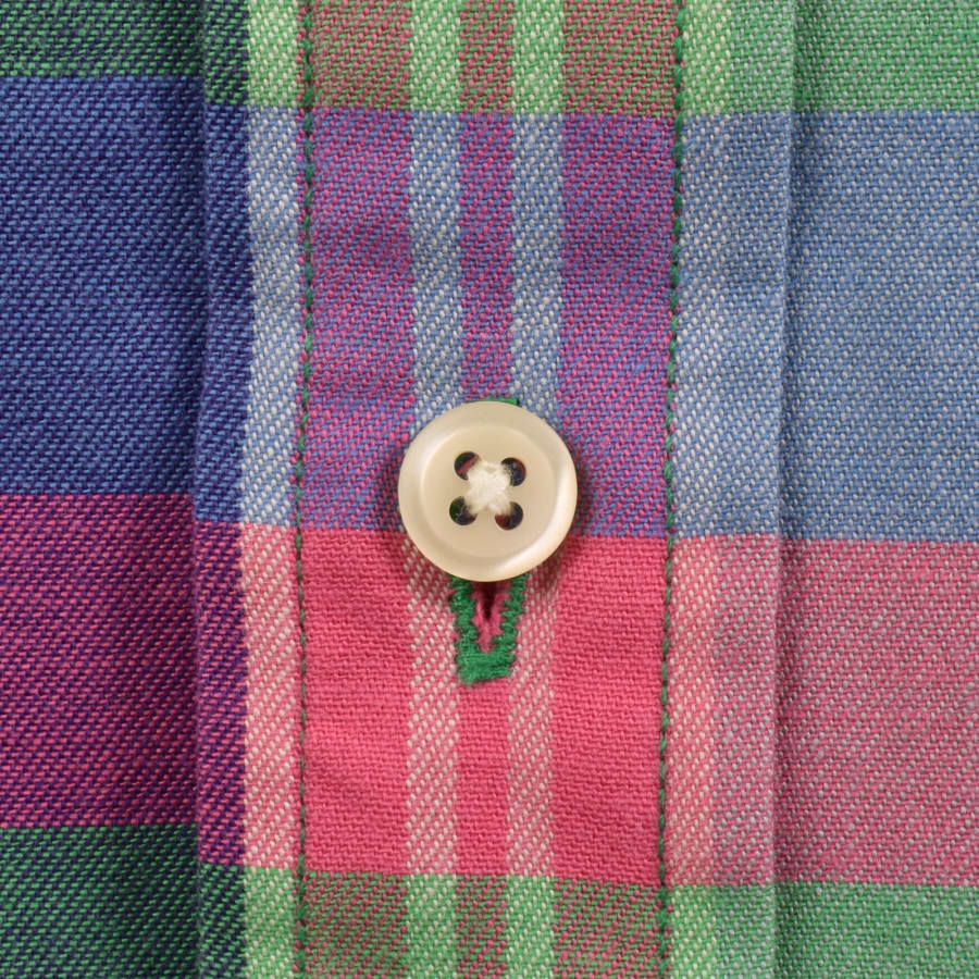 Image number 4 for Ralph Lauren Long Sleeve Check Shirt Green