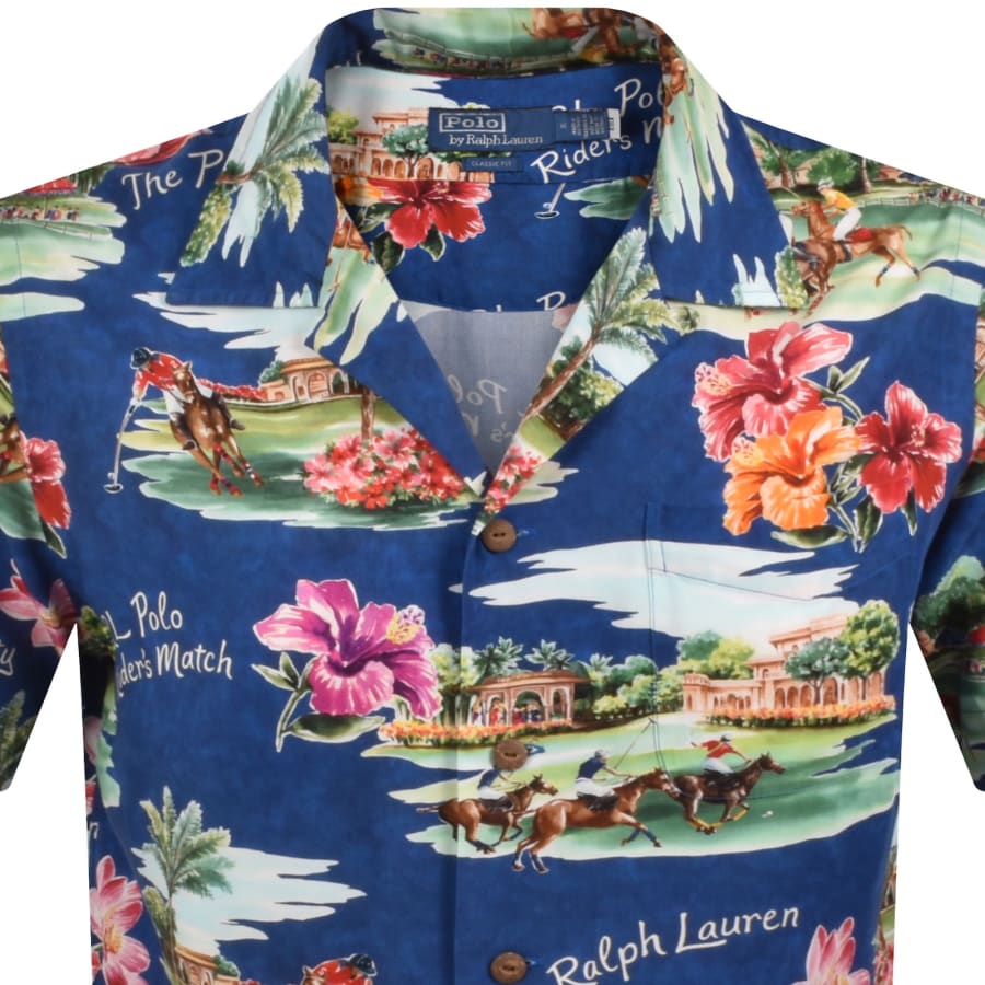 Image number 2 for Ralph Lauren Andy Pocket Shirt Blue