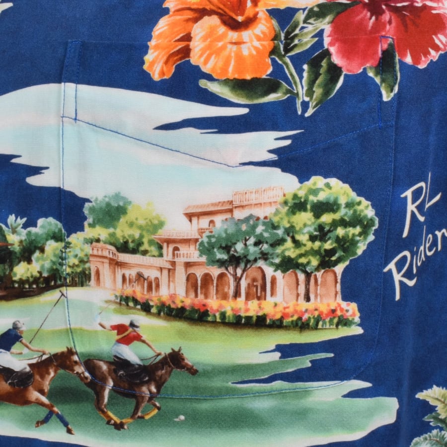 Image number 3 for Ralph Lauren Andy Pocket Shirt Blue
