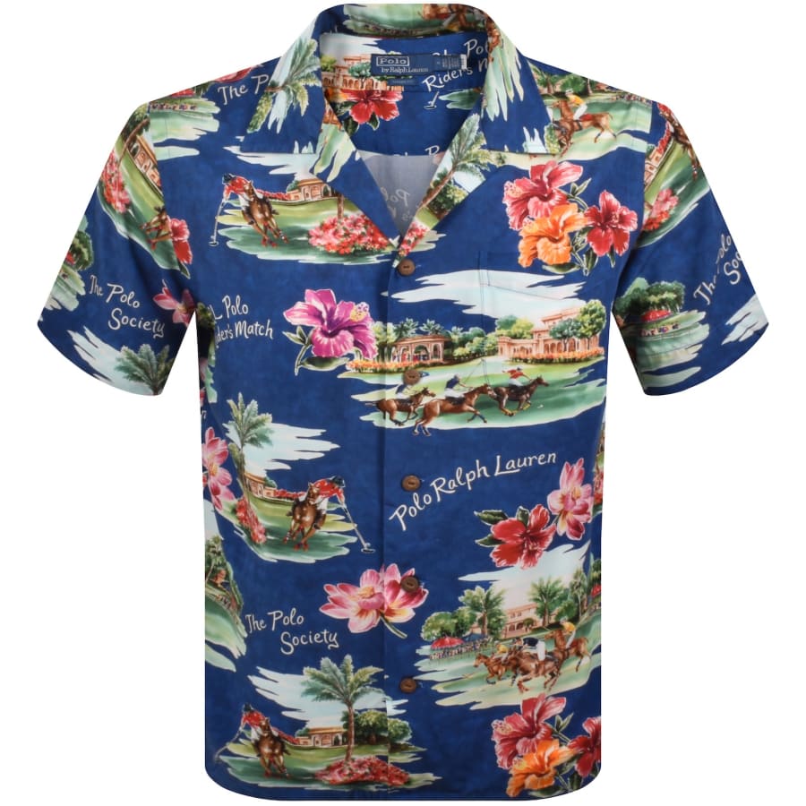 Image number 1 for Ralph Lauren Andy Pocket Shirt Blue