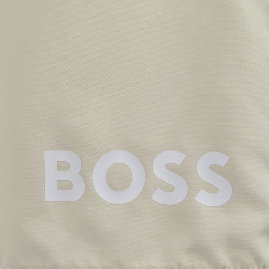 Image number 4 for BOSS Starfish Swim Shorts Beige