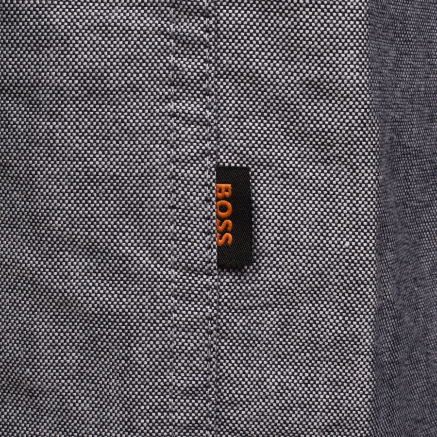 Image number 3 for BOSS Rayer M Short Sleeve Shirt Dark Blue