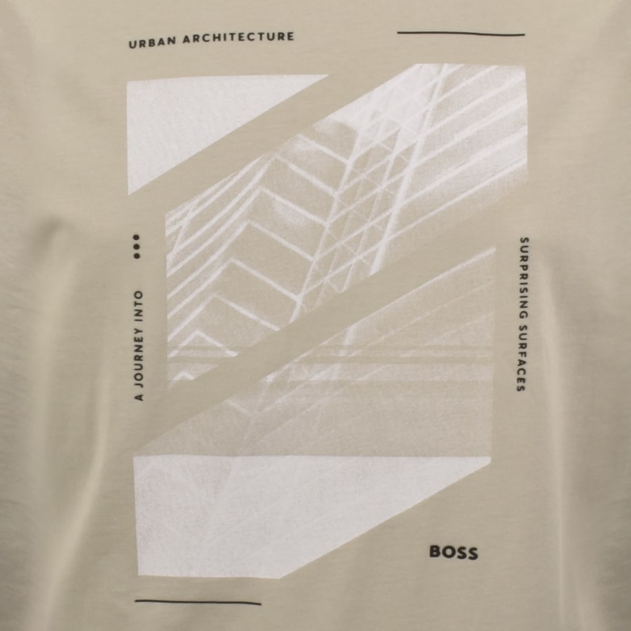 Image number 3 for BOSS TE Journey T Shirt Beige