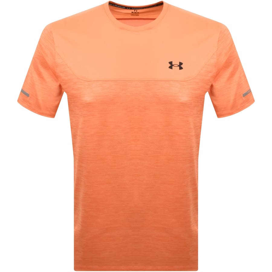 Image number 1 for Under Armour Tech Utility T Shirt Orange