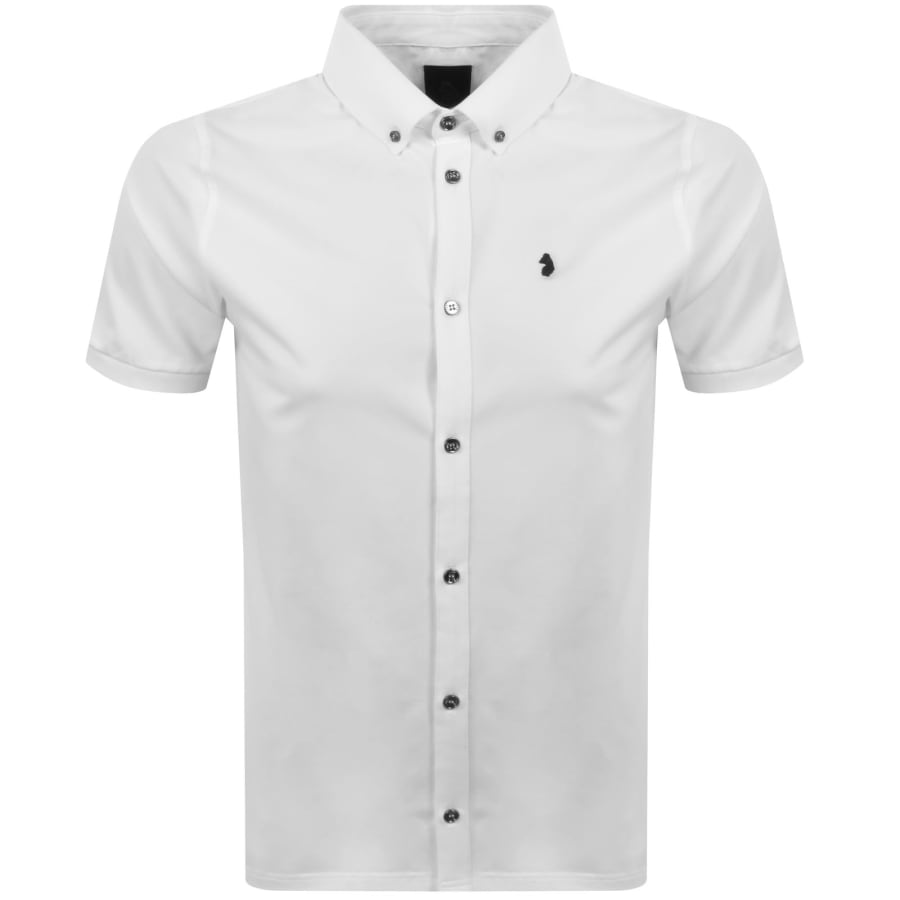Image number 1 for Luke 1977 Neville Button Up Shirt White