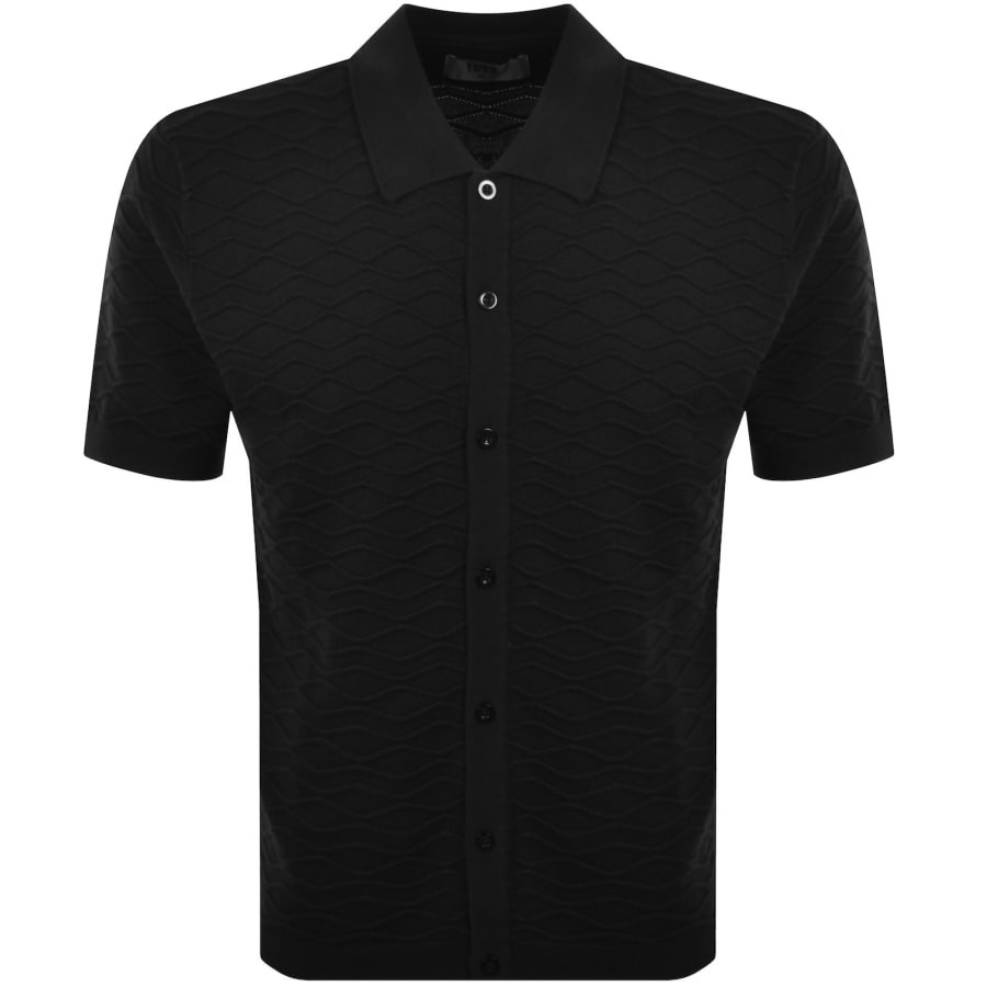 Image number 1 for Luke 1977 Kennet Knit Shirt Black
