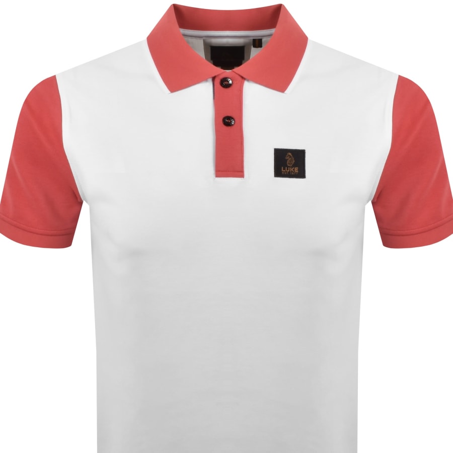 Image number 2 for Luke 1977 Saddleworth Polo T Shirt White
