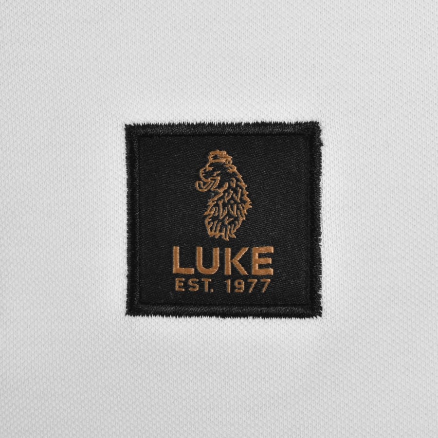 Image number 3 for Luke 1977 Saddleworth Polo T Shirt White