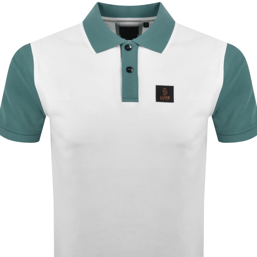 Image number 2 for Luke 1977 Saddleworth Polo T Shirt White