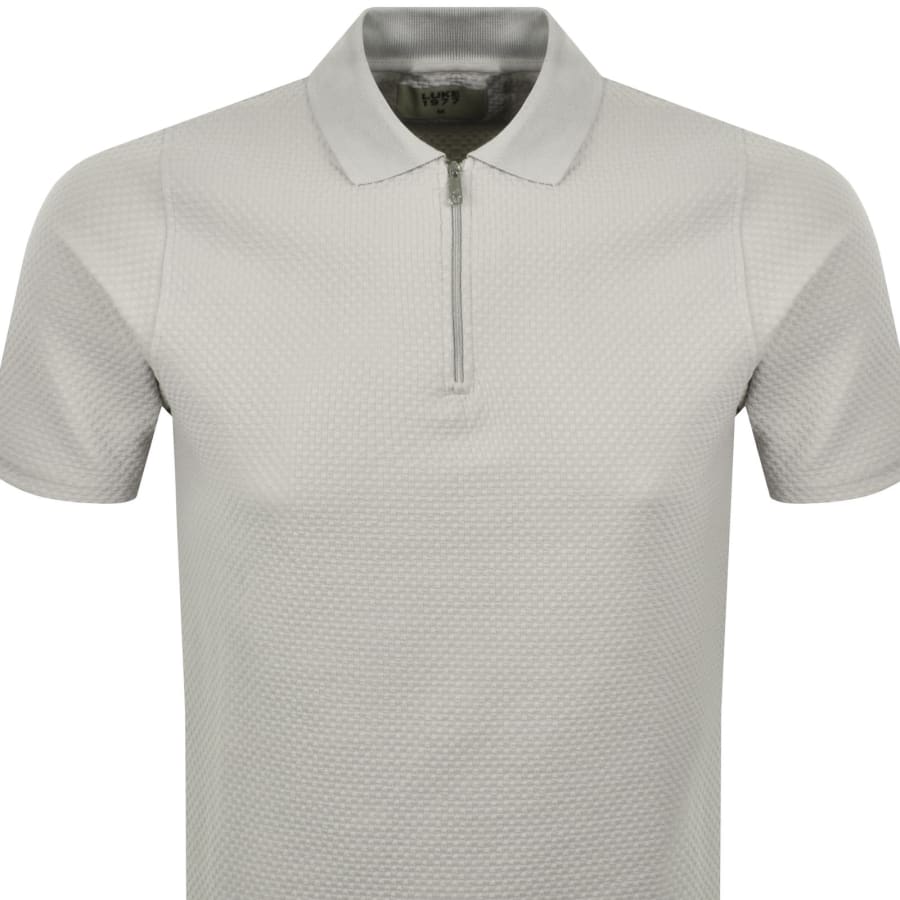 Image number 2 for Luke 1977 Gibraltar Polo T Shirt Ice Grey