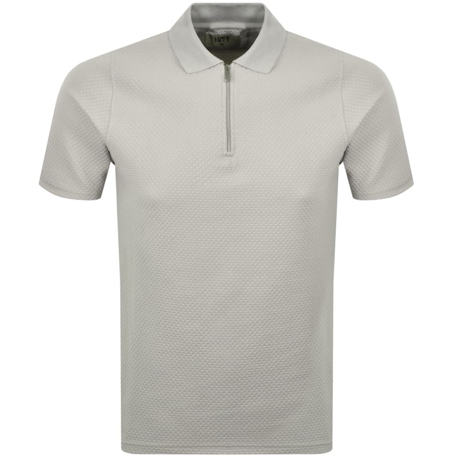 Image number 1 for Luke 1977 Gibraltar Polo T Shirt Ice Grey
