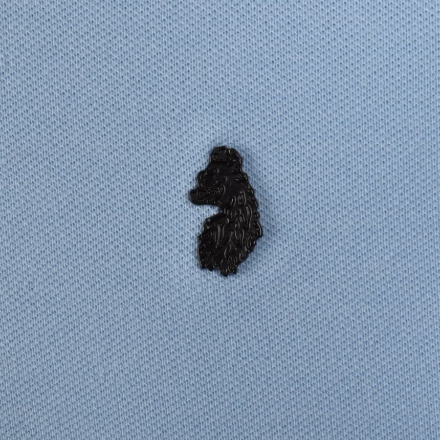 Image number 3 for Luke 1977 Texas Tipped Polo T Shirt Blue
