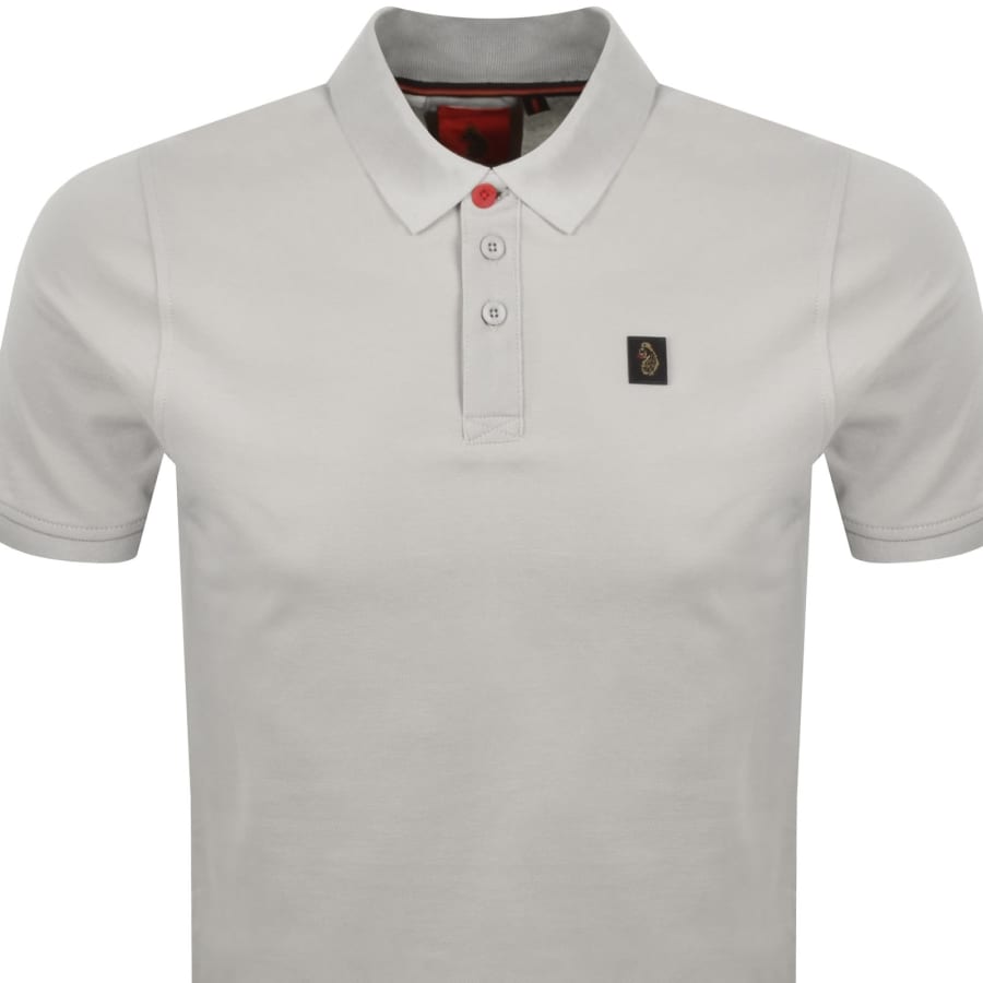 Image number 2 for Luke 1977 Williams Polo T Shirt Ice Grey