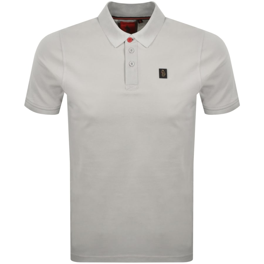 Image number 1 for Luke 1977 Williams Polo T Shirt Ice Grey