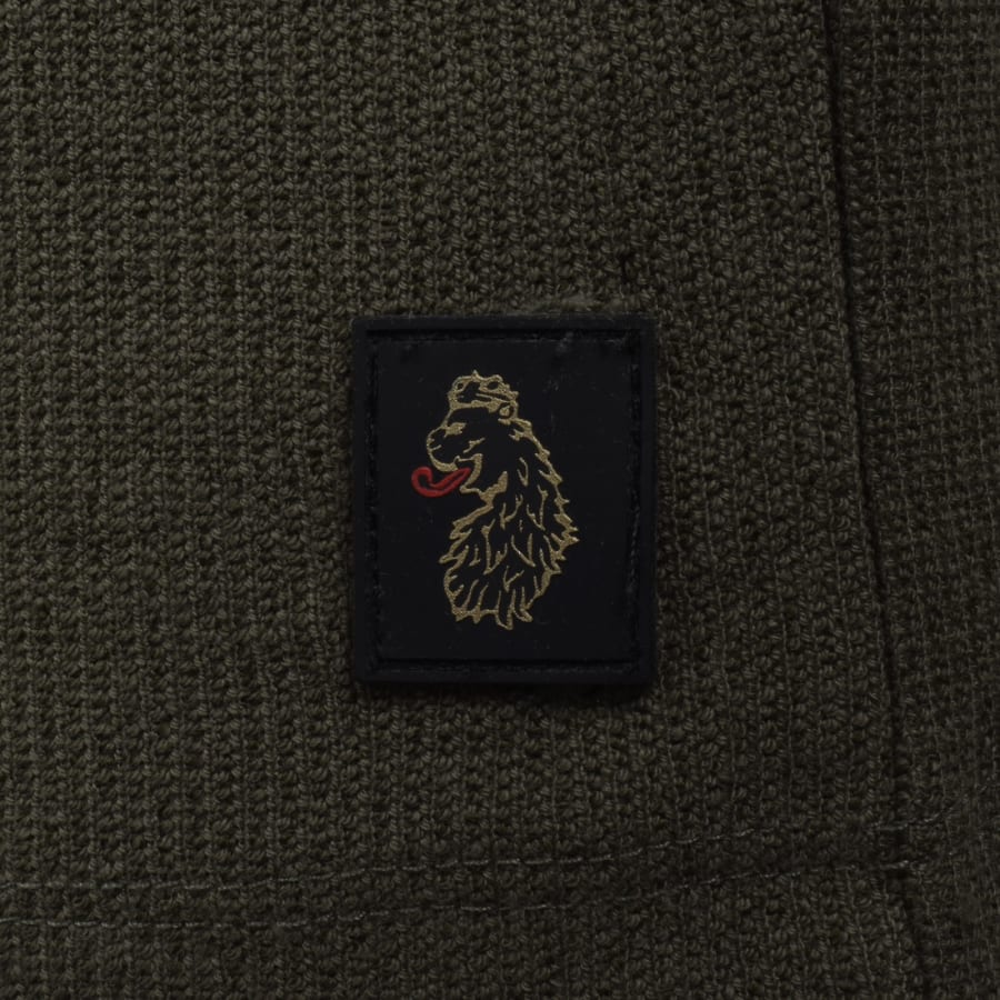 Image number 3 for Luke 1977 Krakatoa Knit Polo T Shirt Khaki