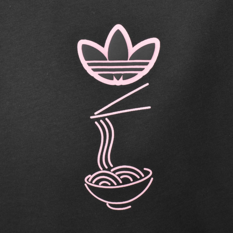 Image number 4 for adidas Originals Soba Cat Graphic T Shirt Grey