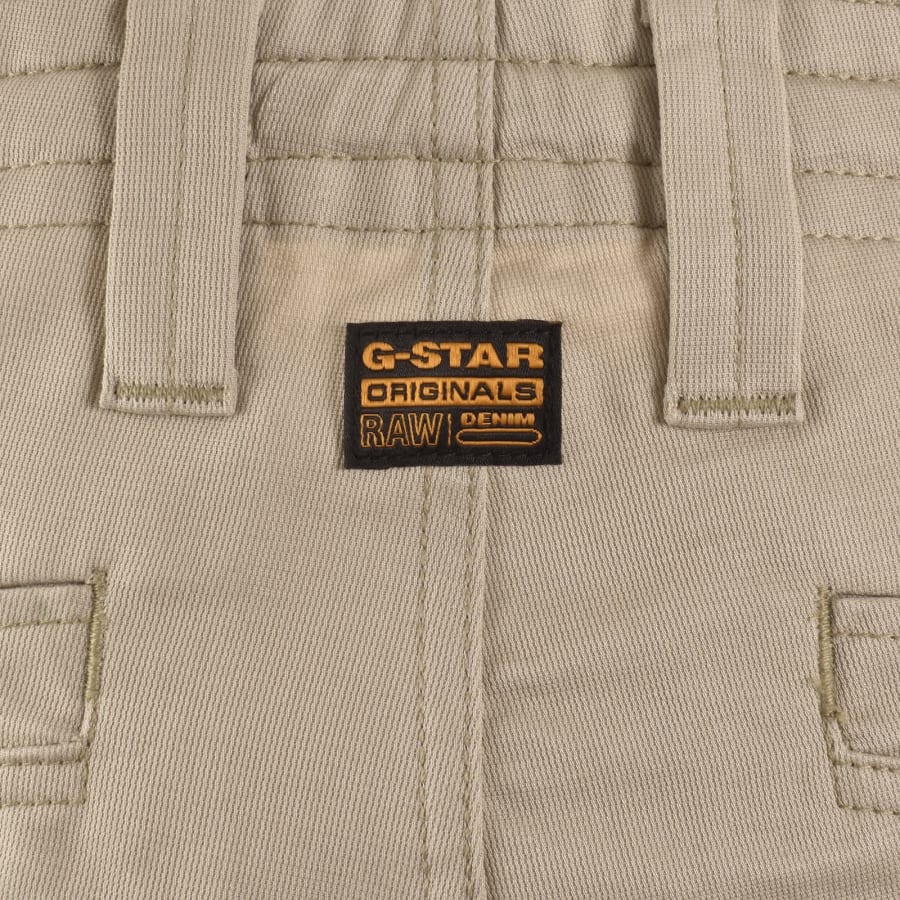 Image number 3 for G-Star Core Regular Cargo Shorts Beige