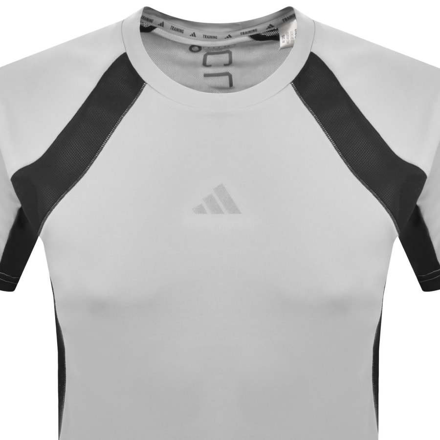 Image number 2 for adidas Sportswear Tech Apparel T Shirt Silver