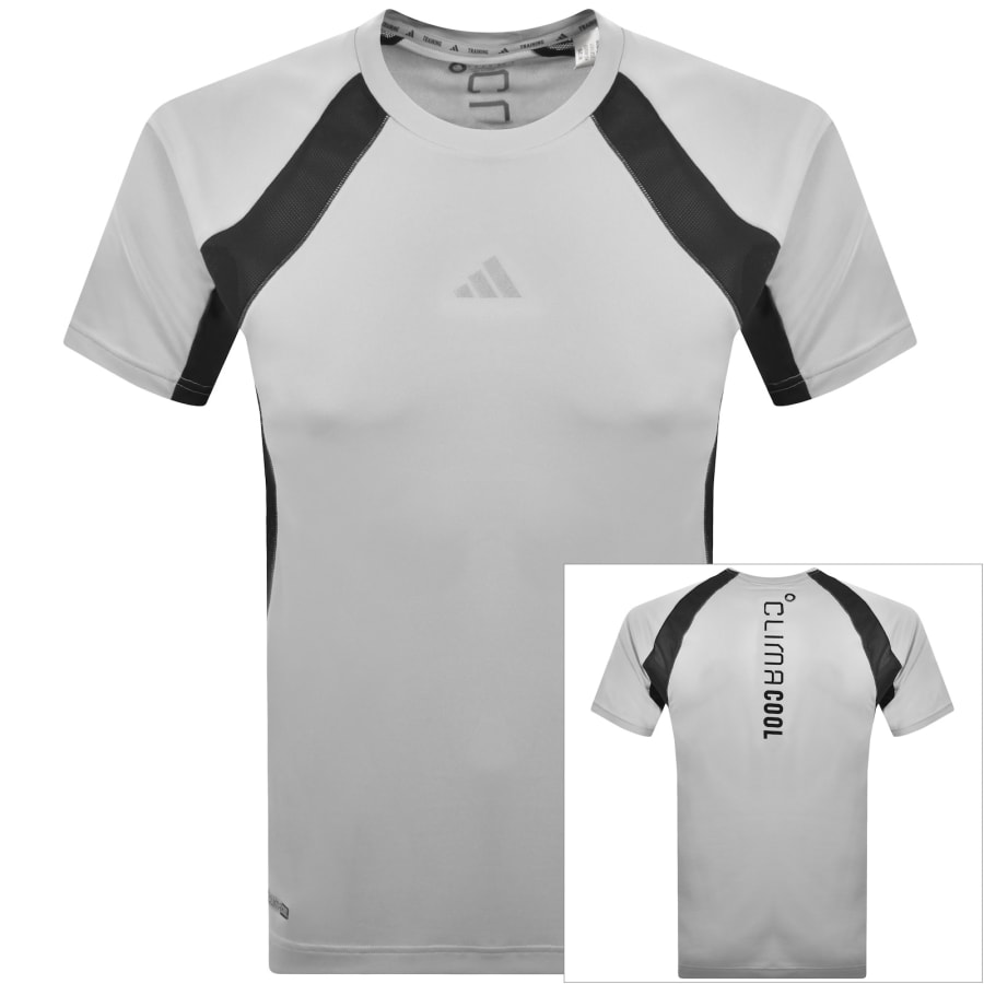 Image number 1 for adidas Sportswear Tech Apparel T Shirt Silver