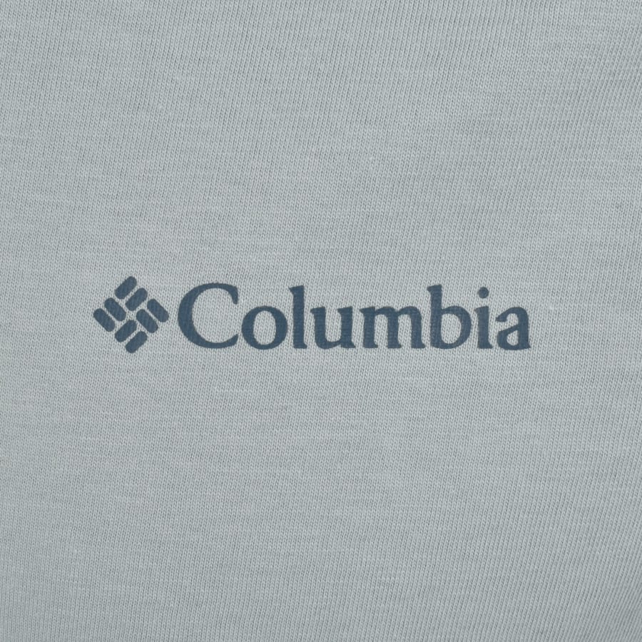 Image number 4 for Columbia Logo Back T Shirt Blue