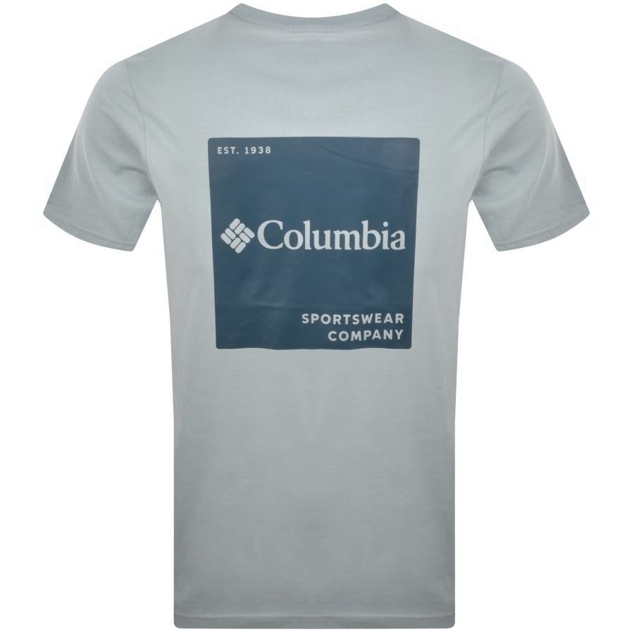 Image number 5 for Columbia Logo Back T Shirt Blue