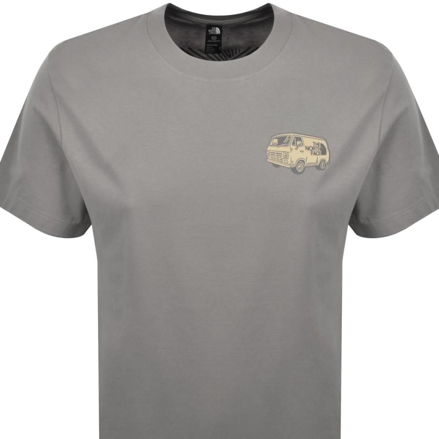 Image number 3 for The North Face Van Life T Shirt Grey